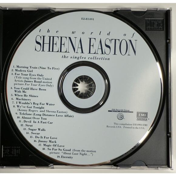 The World of Sheena Easton: The Singles Collection 1993 Greatest Hits - Picture 4 of 5